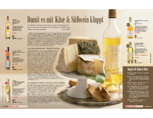Weinjournal Nr. 33 Süsswein und Käse